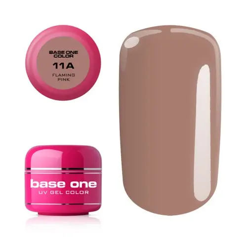 Gel UV Silcare Base One Color - Flaming Pink 11A, 5g