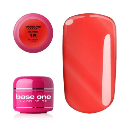 Gel UV Silcare Base One Color - Clared Red 15, 5g