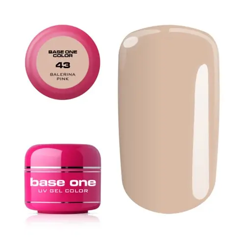 Gel UV Silcare Base One Color - Balerina Pink 43, 5g