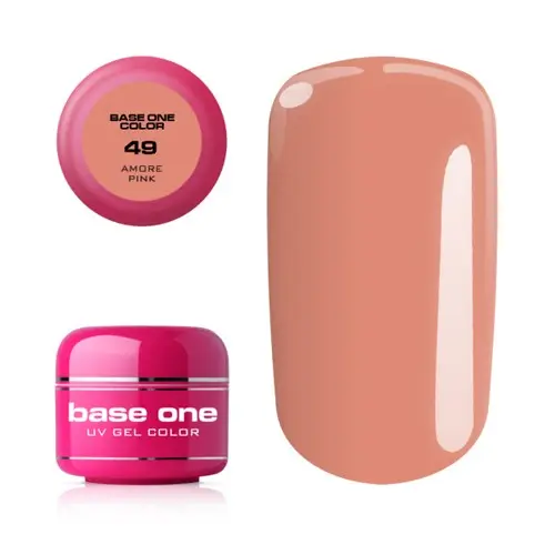Gel UV Silcare Base One Color - Amore Pink 49, 5g