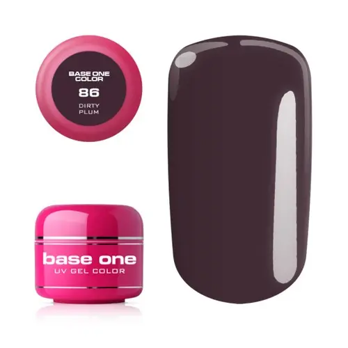 Gel UV Silcare Base One Color - Dirty Plum 86, 5g