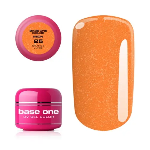 Gel UV Silcare Base One Neon - Orange Juice 25, 5g