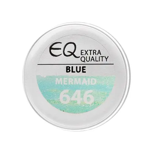 Gel UV Extra Quality - MERMAID - 646 BLUE, 5g