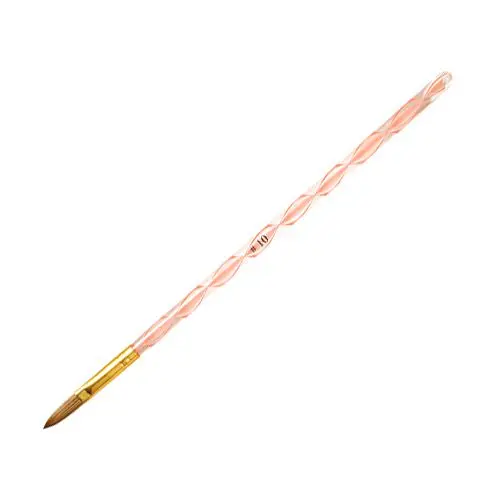 Pensulă pentru modelarea acrilului, mărimea 10 - mâner roz din plexiglas