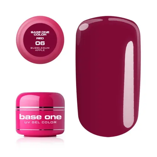 Gel Silcare Base One Color RED - Bubblegum Pink 06, 5g