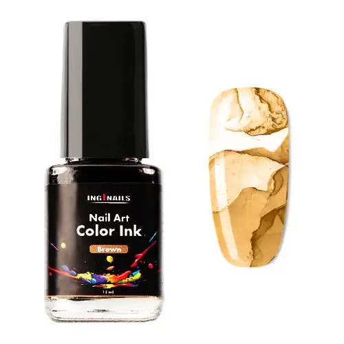 Nail art color Ink 12ml - Brown