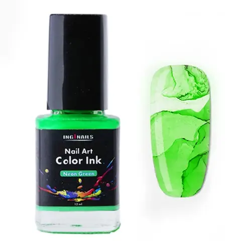 Nail art color Ink 12ml - Verde neon