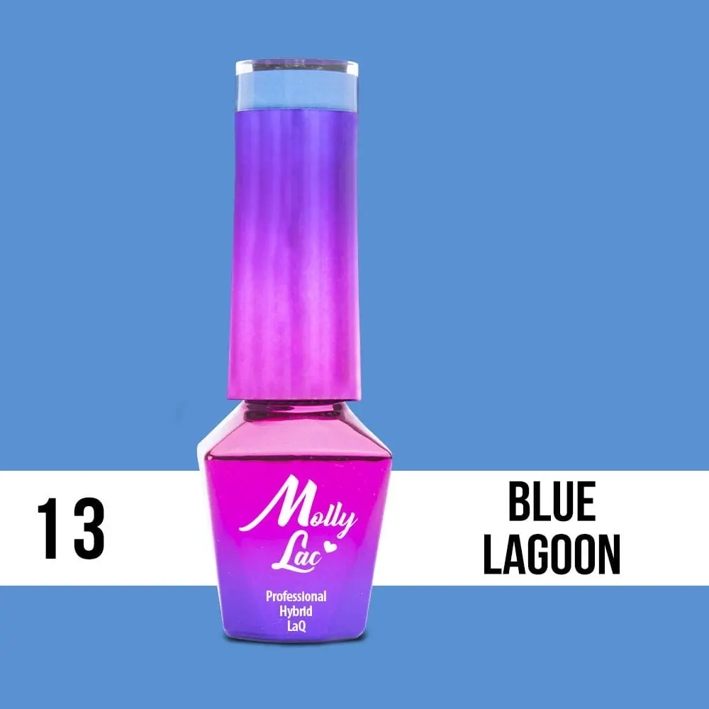 MOLLY LAC UV/LED gel Cocktails and Drinks - Blue Lagoon 13, 5ml