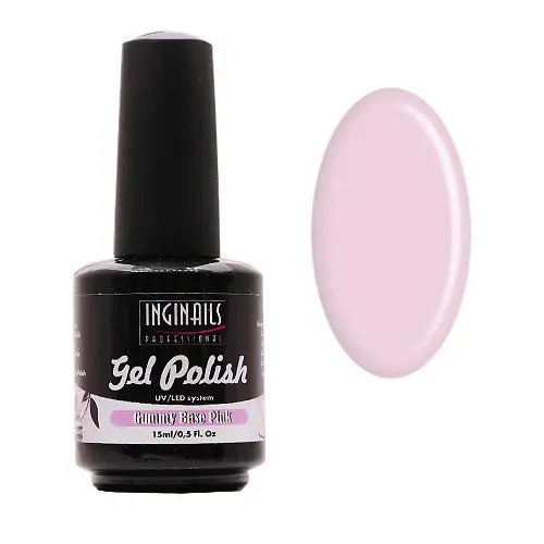 Gel UV Inginails Professional – Gummy Base Pink, 15ml