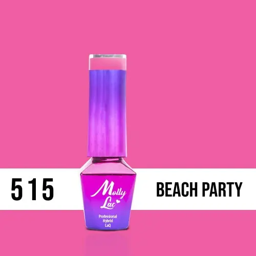 Lac gel MOLLY LAC UV/LED gel polish Miss Iconic - Beach Party 515, 5ml