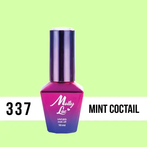 Lac gel MOLLY LAC UV/LED gel polish Fancy Fashion - Mint Coctail 337, 10ml