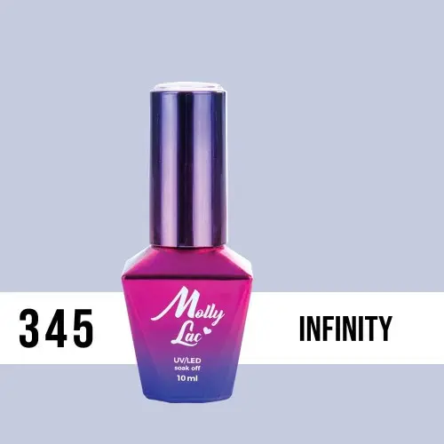 Lac gel MOLLY LAC UV/LED gel polish Fashion Outfit - Infinity 345, 10ml