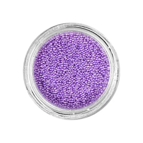 Decorațiuni nail art - perle violet deschis, 0,5mm