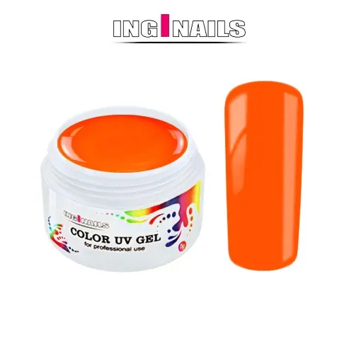 Gel UV colorat Inginails 5g – Neon Orange