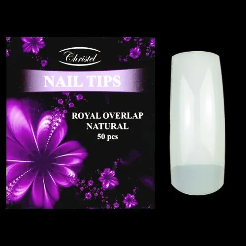 Tipsuri nr. 5 - Royal Overlap culoare naturală, 50 buc