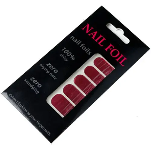 Stickere nail art - roşu carmin (SNF063)