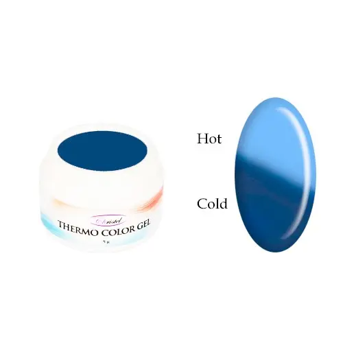 Gel UV termic color - ALBASTRU/ALBASTRU DESCHIS, 5g